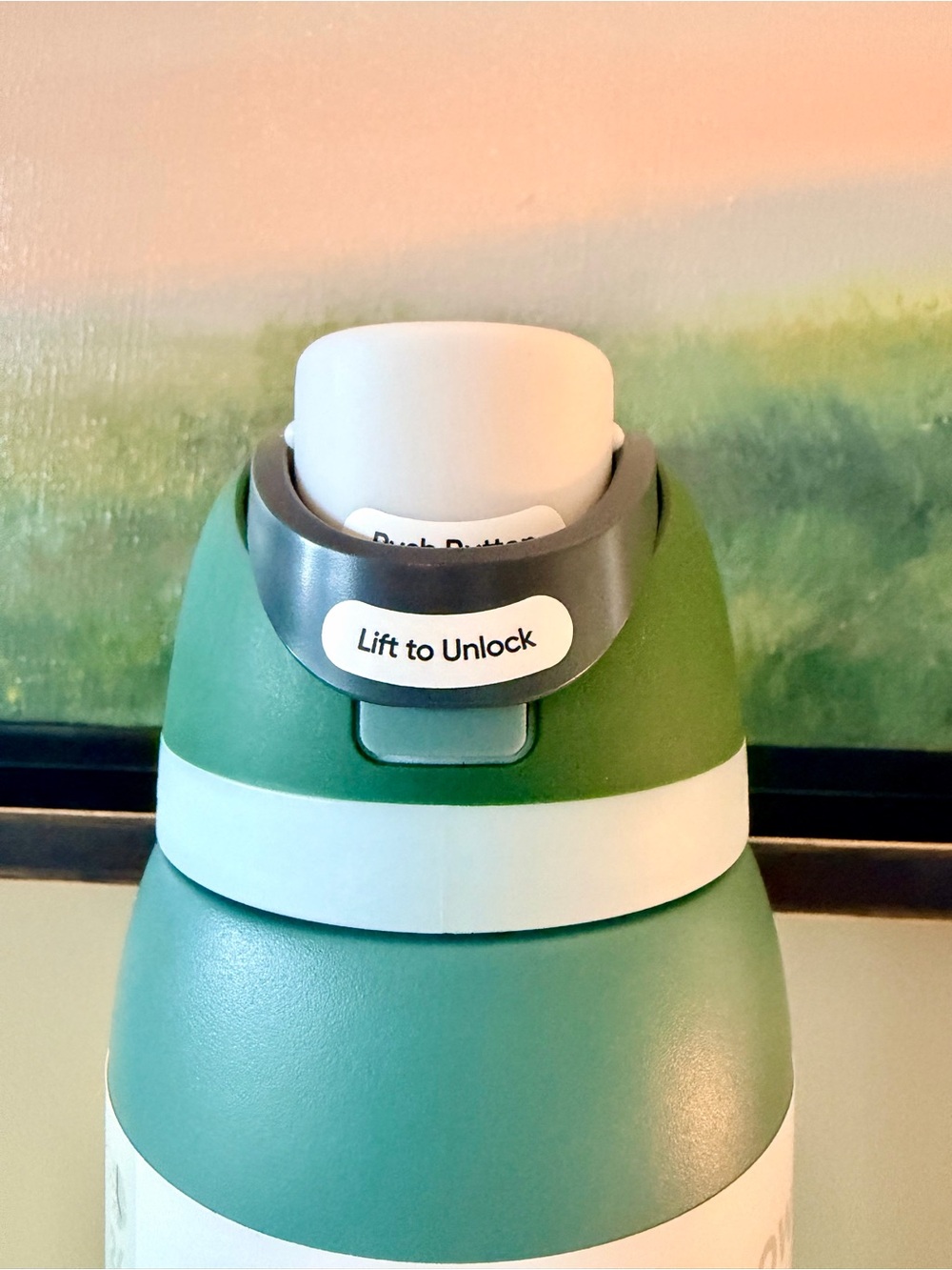 NWT owala green on green 40 oz water bottle - Picture 3 of 4